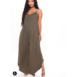Comfy flare jumpsuit